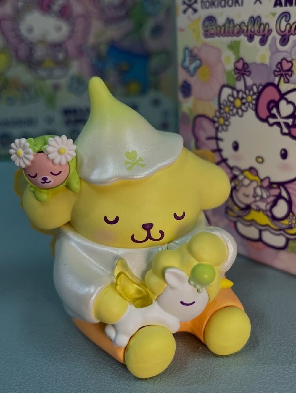 TOKIDOKI × HELLO KITTY AND FRIENDS Butterfly Garden Blind Box - Pompompurin 🐶!